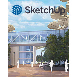 SketchUp Studio for Universities 1-Year User License (tier 51-200 seats, download)